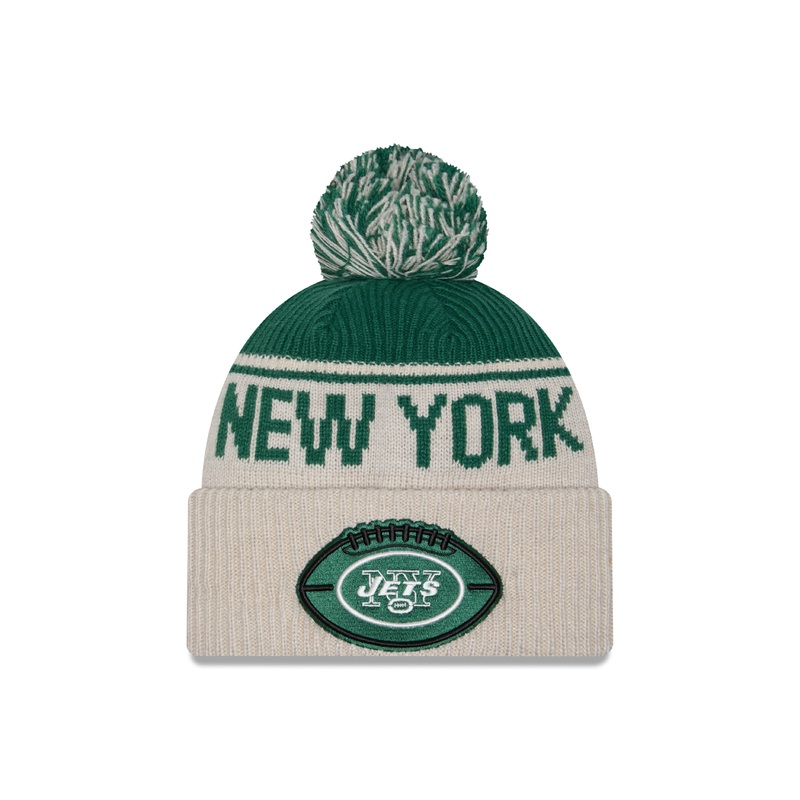 New Era – New York Jets – NFL Sideline Beanie – Stone/OTC