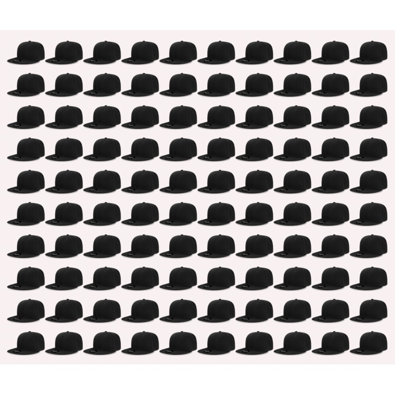 Wholesale Snapback Hats, Bulk Snapbacks, Blank Flat Bill Caps – 100 packs