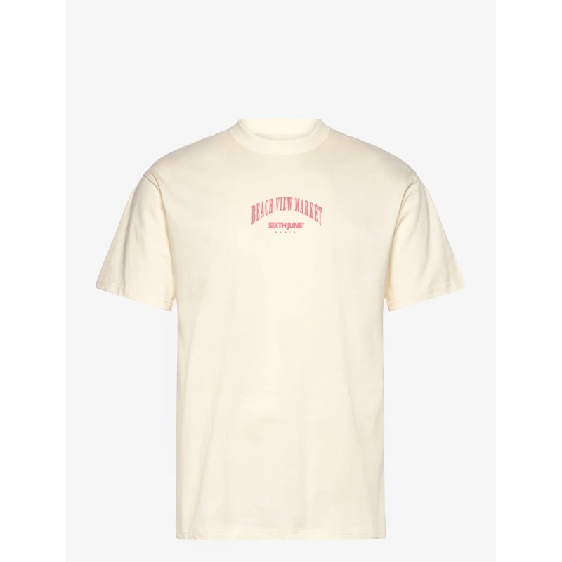 SIXTH JUNE – 6 Eleven print SS Tshirt – Beige