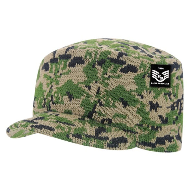 Camo Beanie Jeep Knit Watch Cap Flat Top GI Military Camouflage – Rapid Dominance R603