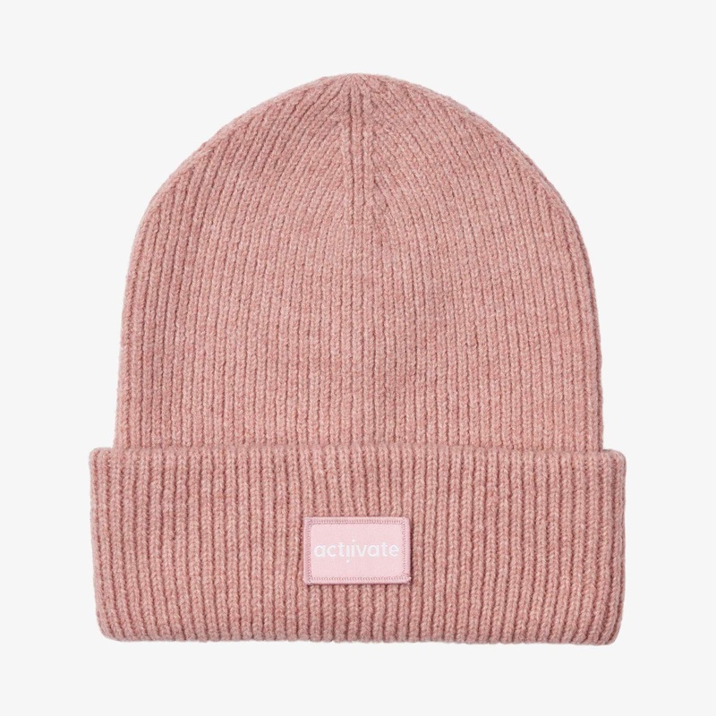 Actiivate – BROOKE Fold Beanie – Dusty Rose