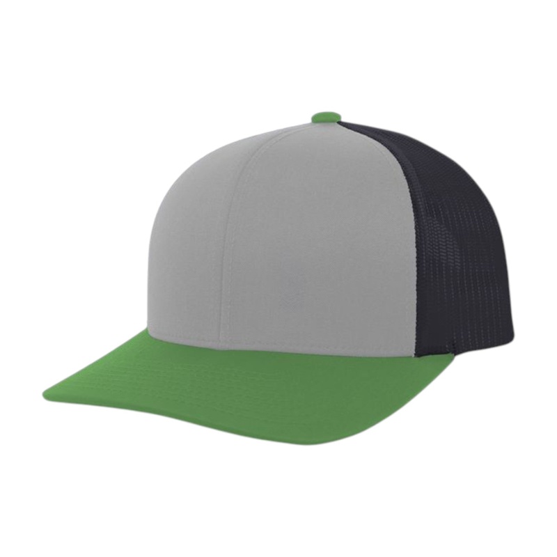 6-Panel Low-Profile Trucker Cap Three-Tone