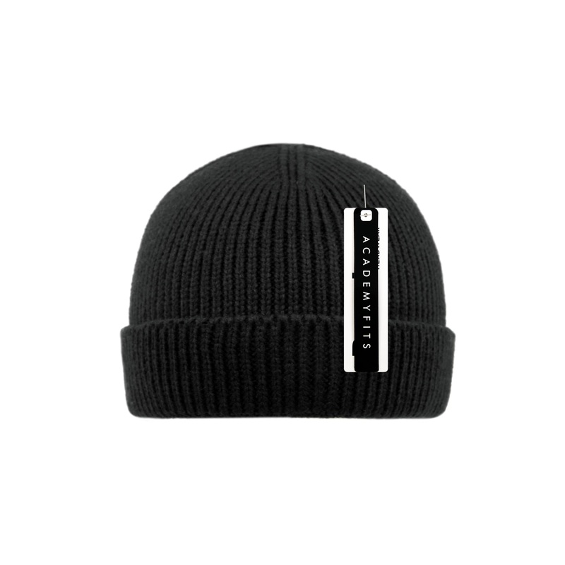 Academy Fits Short Skater Knit Beanie Cap 6001