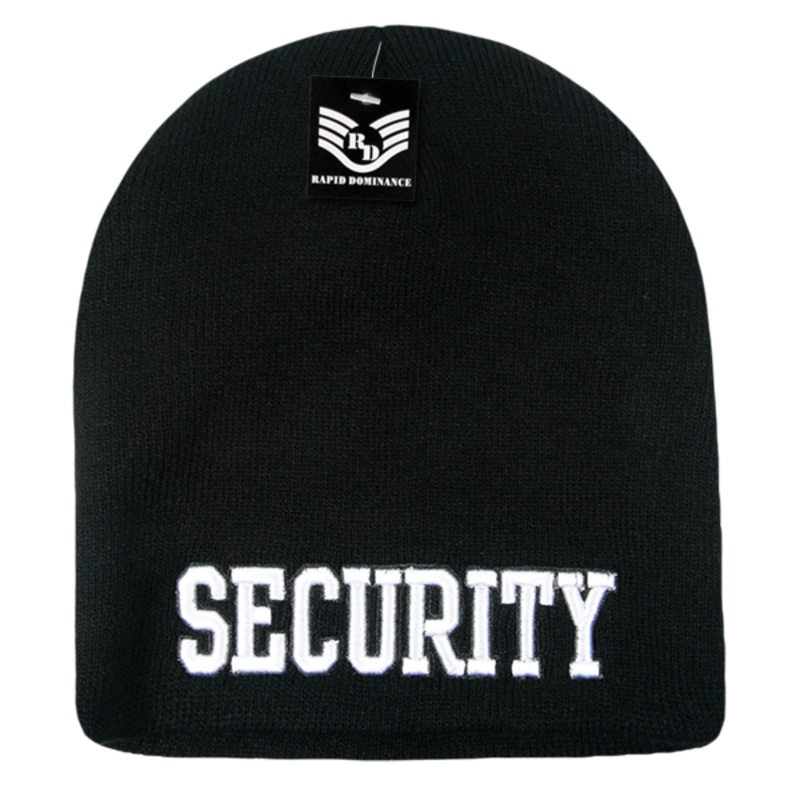 Security Public Safety Knit Beanie Cap – Black2 – R90
