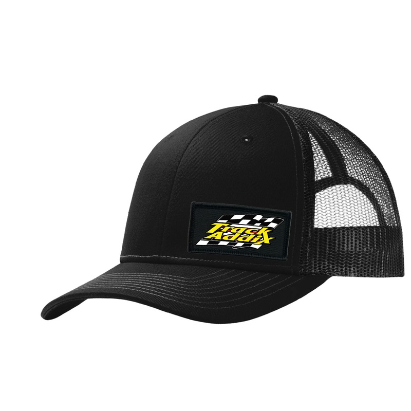 TrackAddix   Patch Snapback Trucker Hat Black