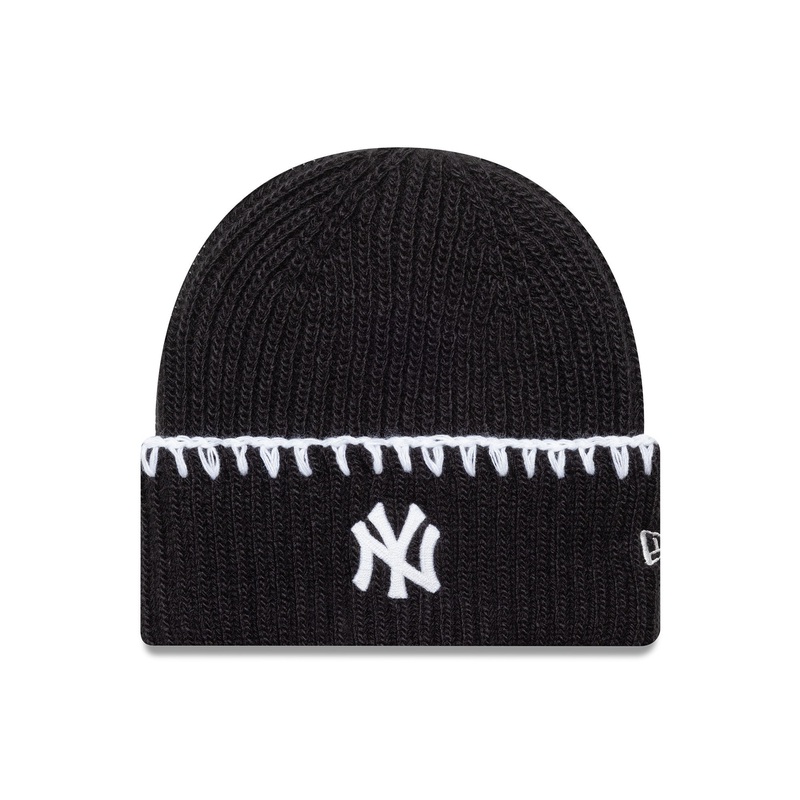 New Era – WMNS CHUNKY TOPSTITCH Beanie – New York Yankees – Black