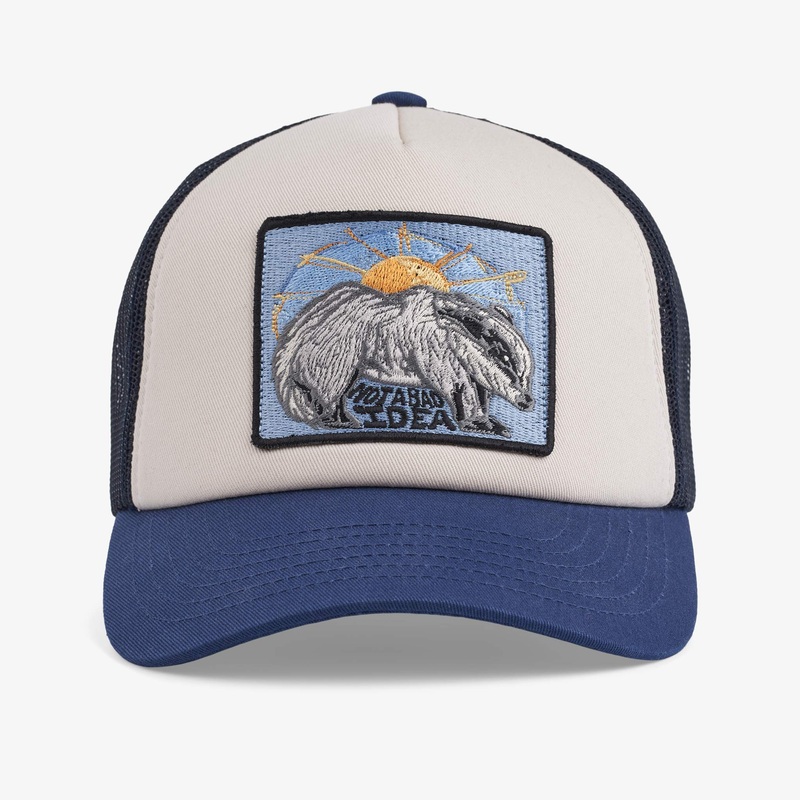 Upfront Nordic Headwear – BADGER Trucker Cap – Patriot Blue