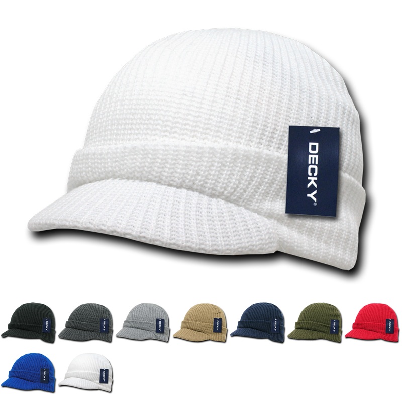 Decky 605 – GI HybriCap Beanie, Knit Cap, Jeep Cap
