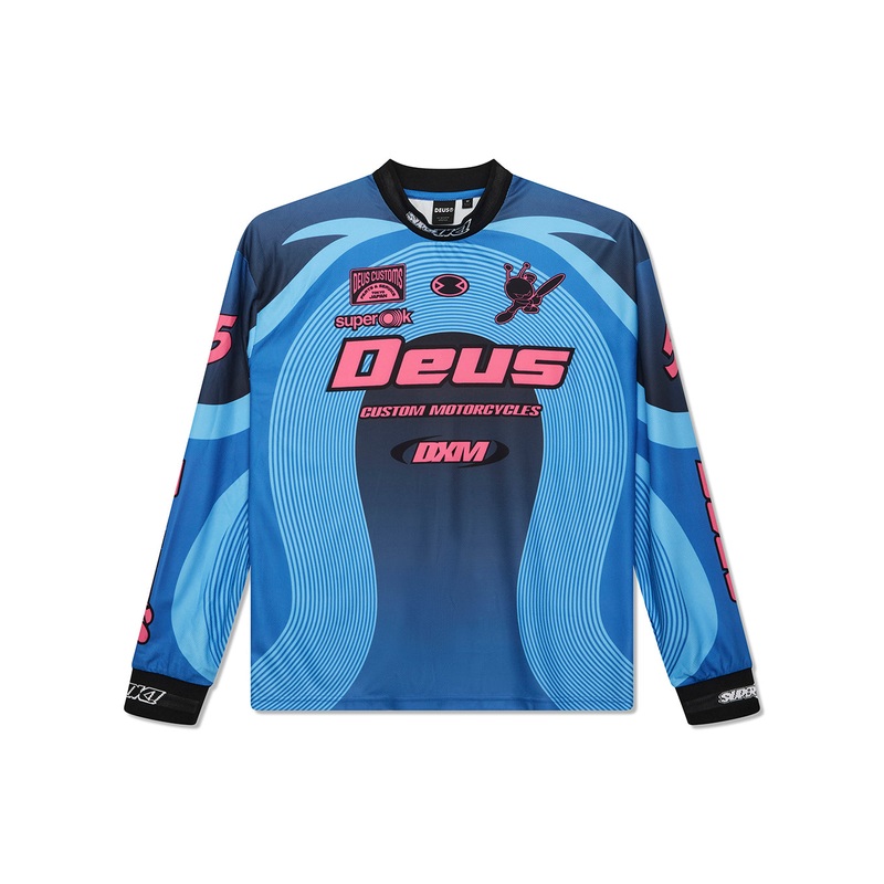 DEUS – Pledge Moto Jersey – Electric Blue