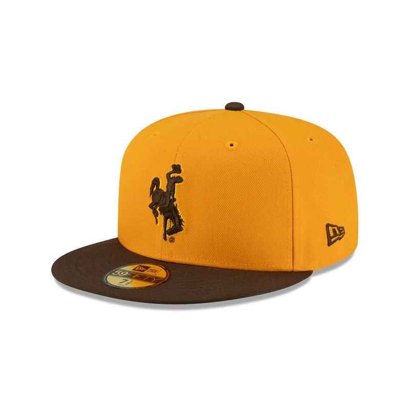 Wyoming Cowboys Gold 59FIFTY Fitted Hat