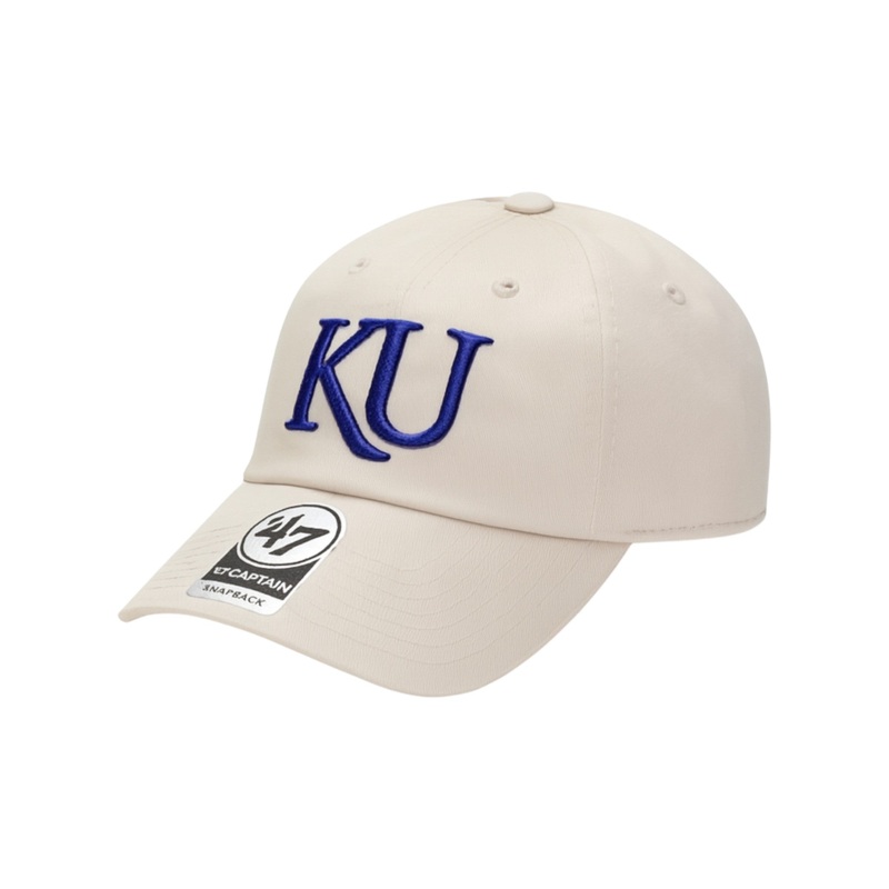 ’47 Brand ‘ KU Low-Profile Adjustable Hat – Cream