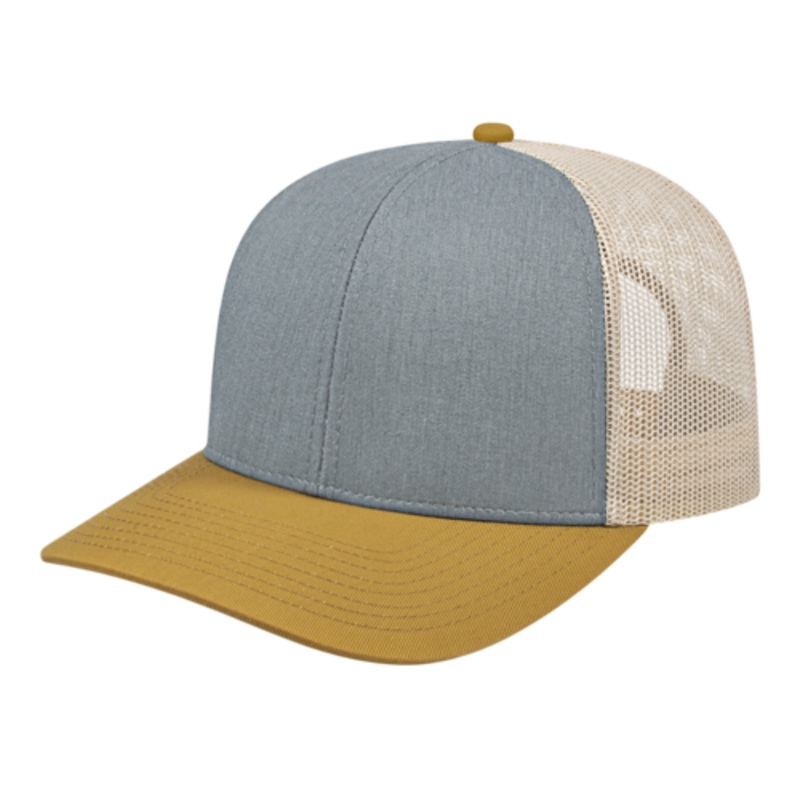 Cap America i3038 – Poly/Cotton Mesh Back Cap – Blank