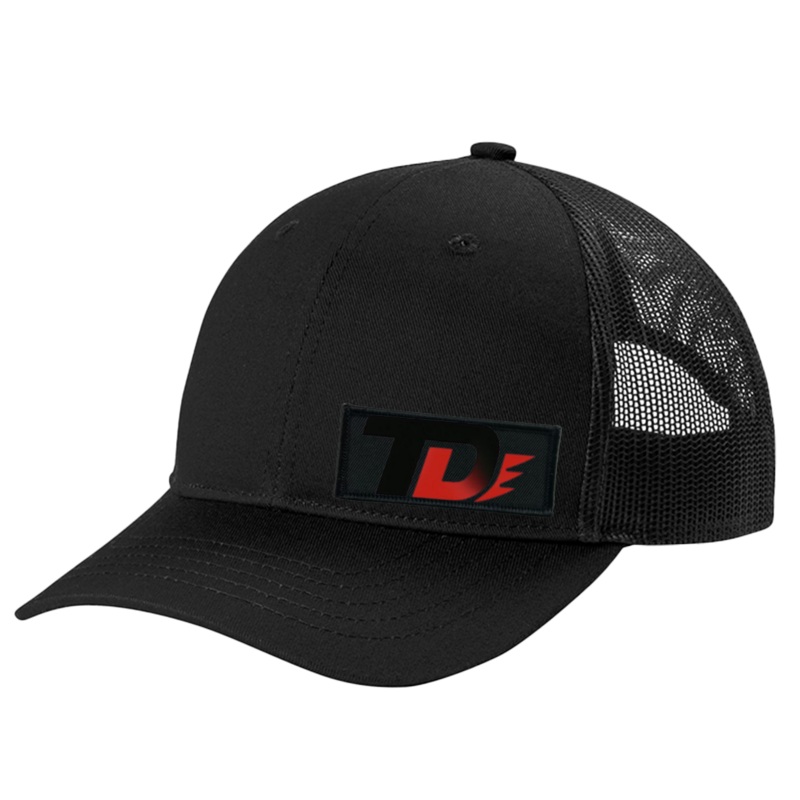 Track Daddy  Youth Patch Mesh Snapback Hat Black