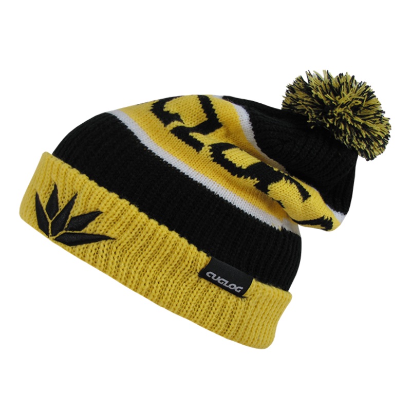 Cotopaxi Pom Beanie, Long Knit Cap – Cuglog K038