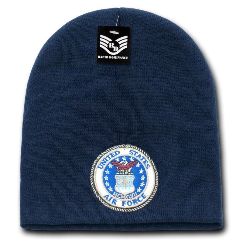 United States Air Force Beanie, Air Force Knit Cap, USAF Beanie, Air Force Emblem – Rapid Dominance S90