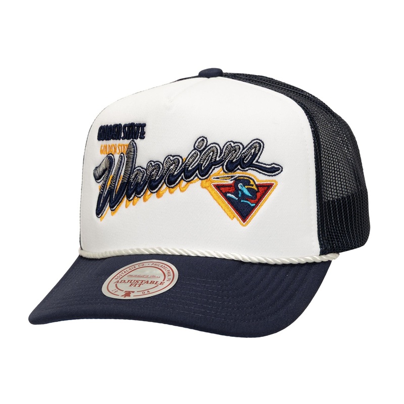 Mitchell & Ness – NBA Shadow Drop Trucker Cap – Golden State Warriors – Navy