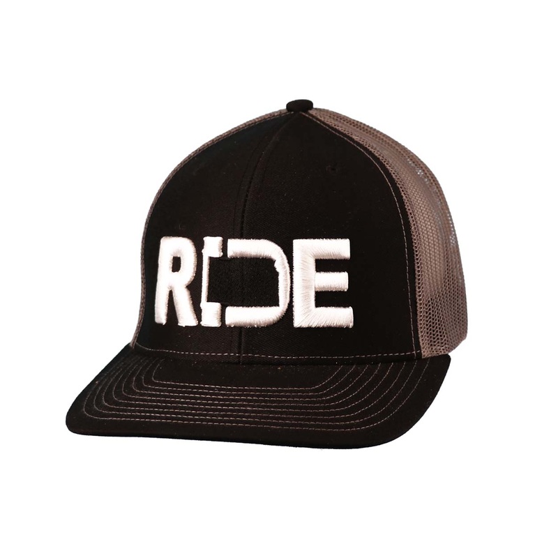 Ride Kansas  Pro 3D Puff Embroidered Snapback Trucker Hat Black/Gray