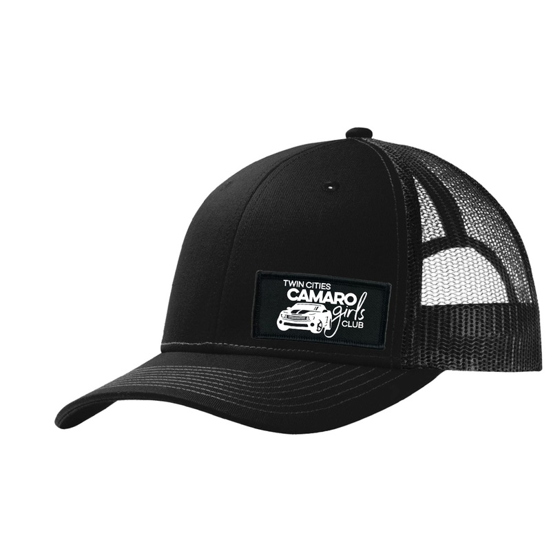 Twin Cities Camaro Girls Club   Patch Snapback Trucker Hat Black