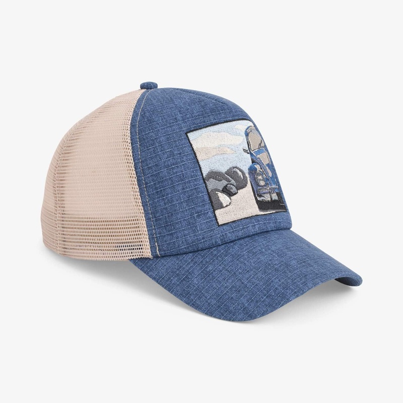 Upfront Nordic Headwear – ALLO High Trucker Cap – Dusty Blue