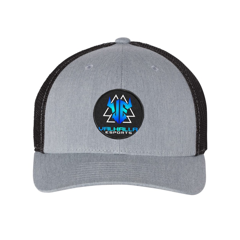 Valhalla Esports    Patch Snapback Trucker Hat Heather Gray/Black
