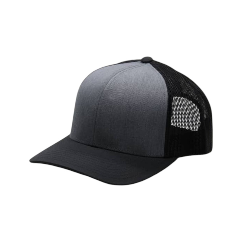 6-Panel 2-Tone Trucker Cap with Curved Brim