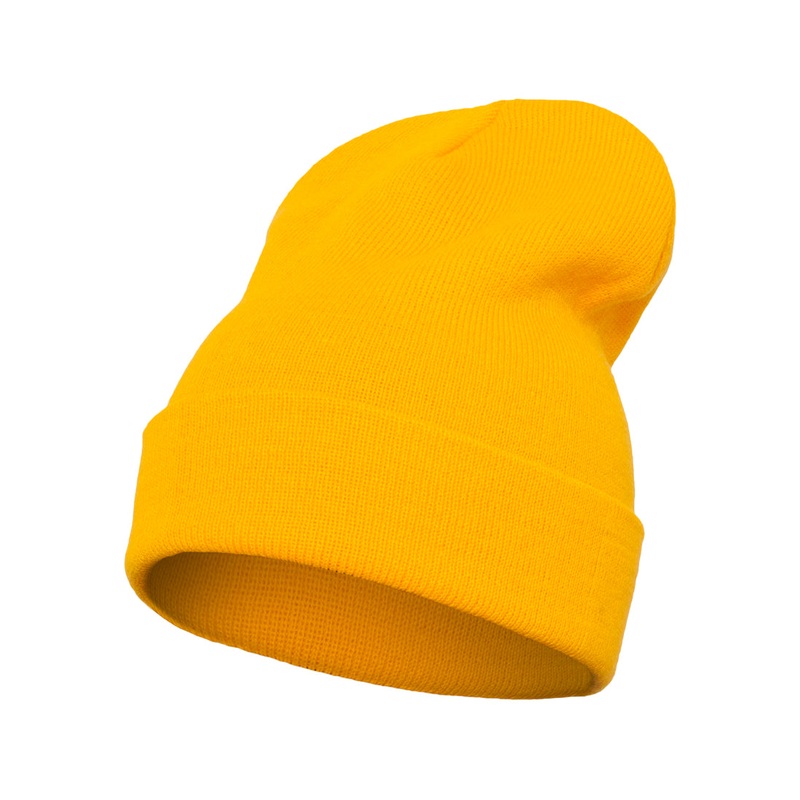 Yupoong Fold Up Beanie – Yellow
