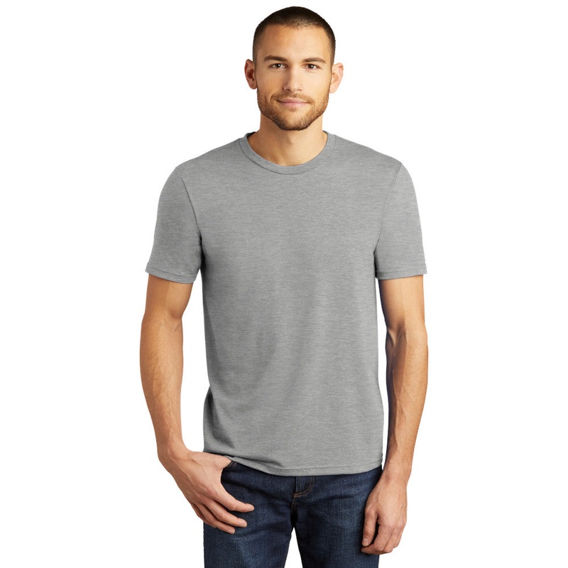 District DM130 Perfect Tri Tee – Heathered Grey