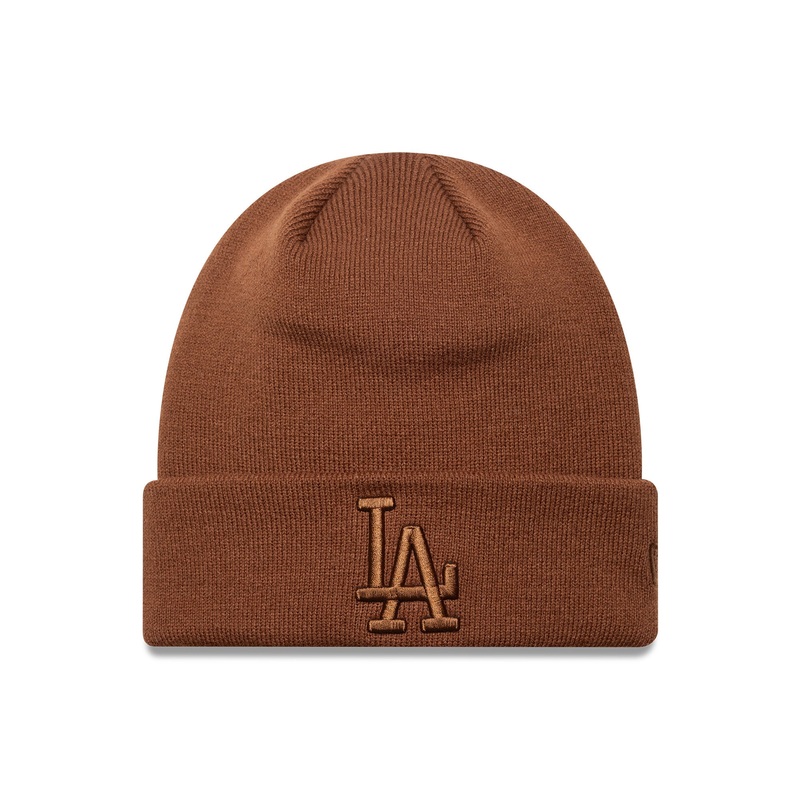 New Era – League Essentials Beanie – Los Angeles Dodgers – Light Brown