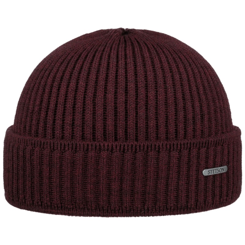 Stetson – Beanie Merino – Burgundy