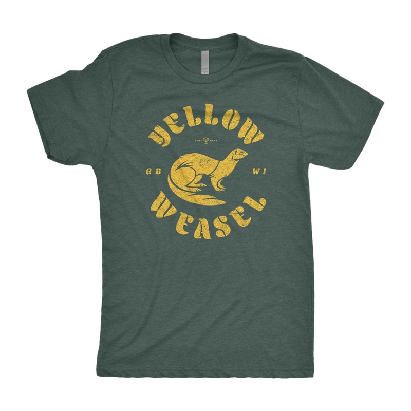Yellow Weasel T-Shirt|S|M|L|XL|2XL|3XL|4XL