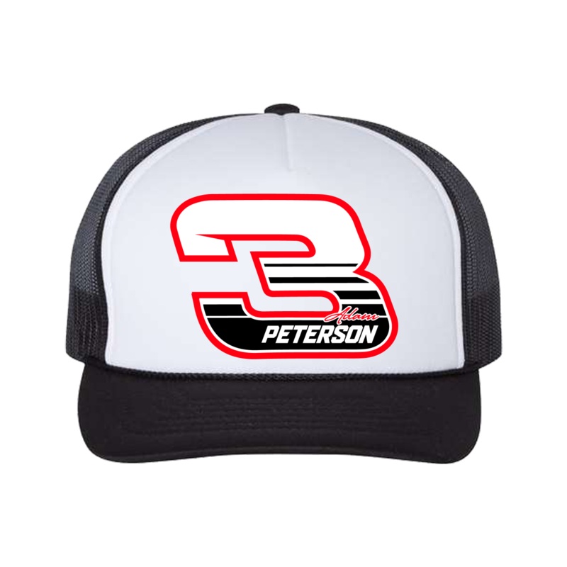 Adam Peterson  Richardson Foamie Trucker Hat White/Black