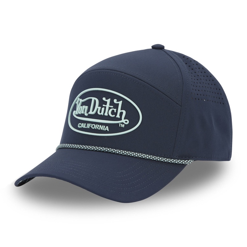 Von Dutch – Rubber Patch – 6-Panel Cap – Navy