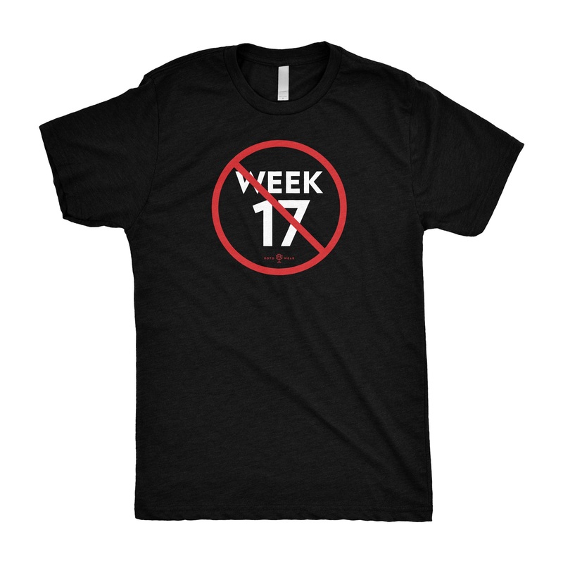 Ban Week 17 T-Shirt|Black|Heather Dark Grey|S|M|L|XL|2XL|3XL