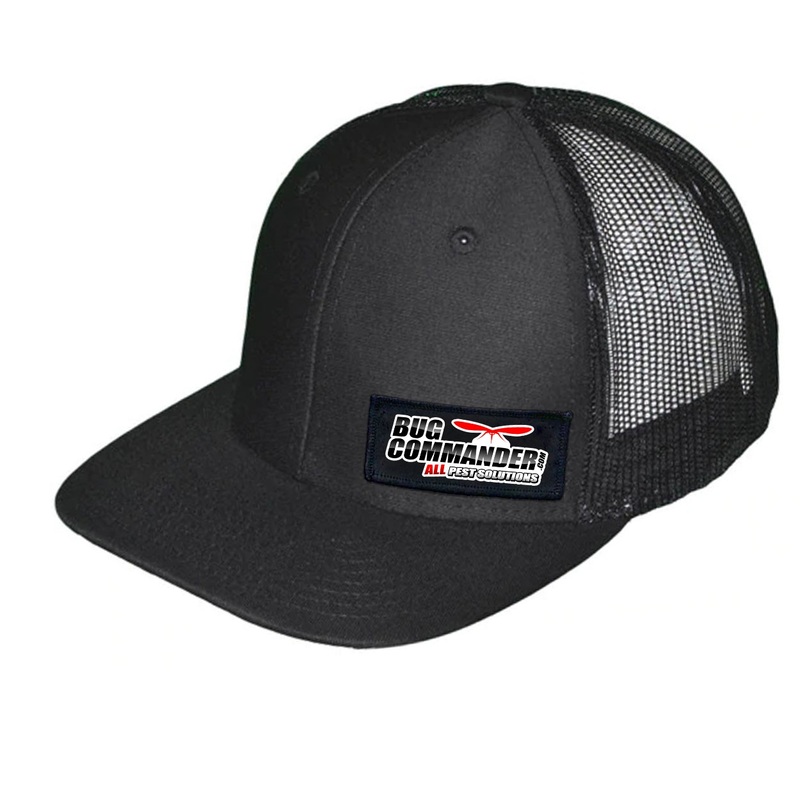 Bug Commander   Patch Snapback Trucker Hat Black