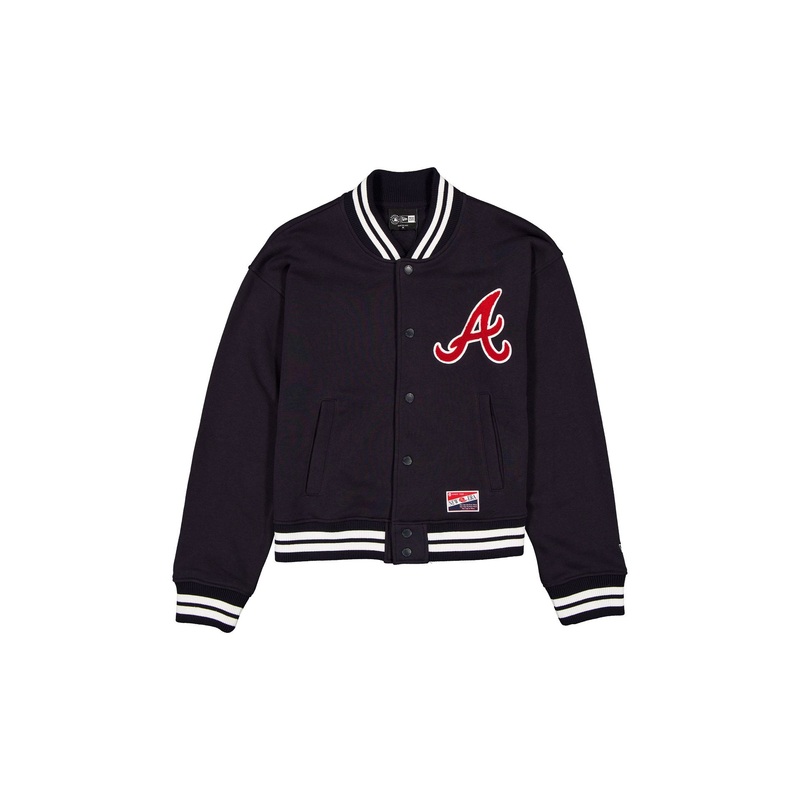Atlanta Braves Throwback Women’s Snap Front Jacket