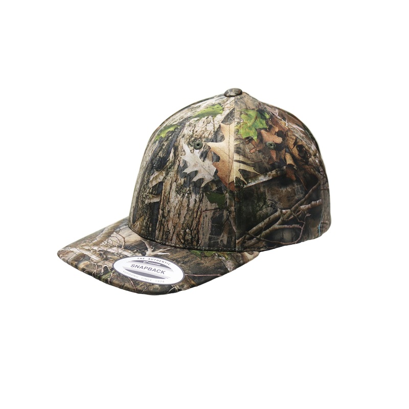Woodland Camo Snapback Cap  Outdoor Hunting & Streetwear Hat