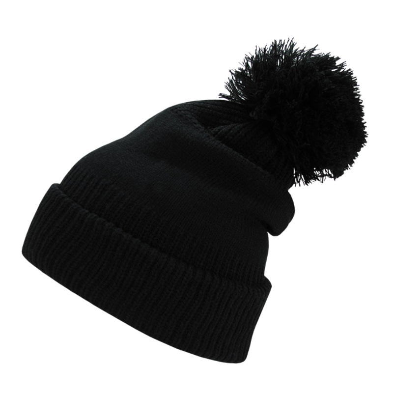 Decky 689 – Giant Pom Beanie, Knit Cap