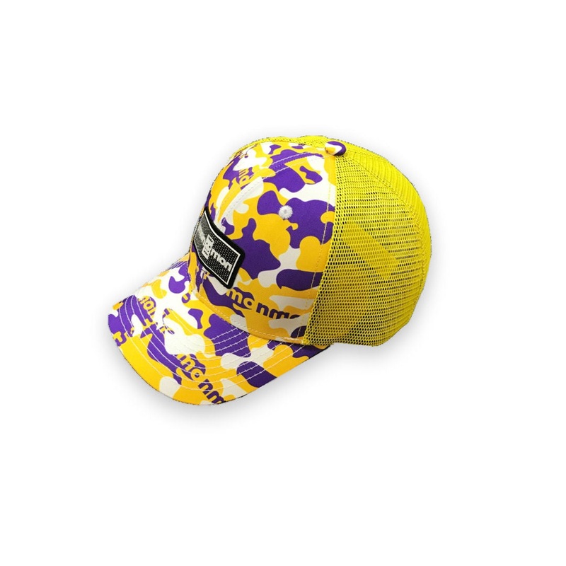 Trucker Cap – Angeles Camo – Lilla/Gul/Hvid