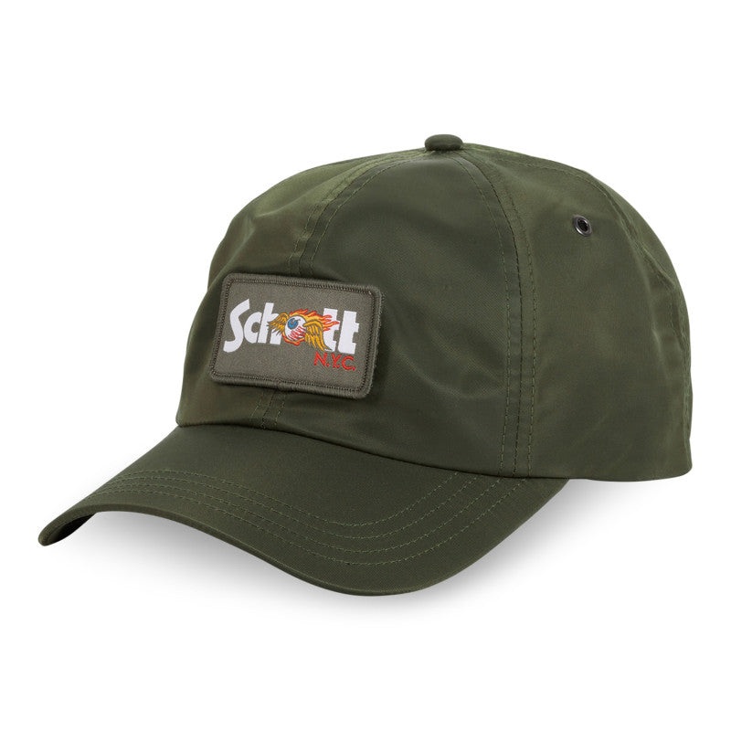 Von Dutch – X SCHOTT Co-Lab – Unstructured Baseball Cap – Olive