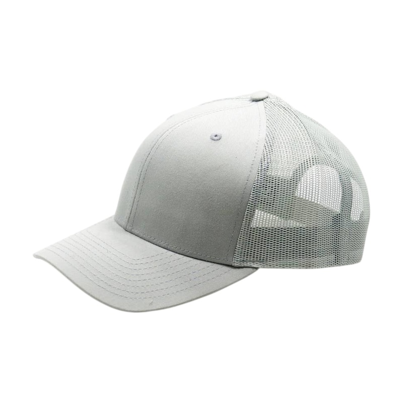 6-Panel Low-Profile Trucker Cap with Curved Brim