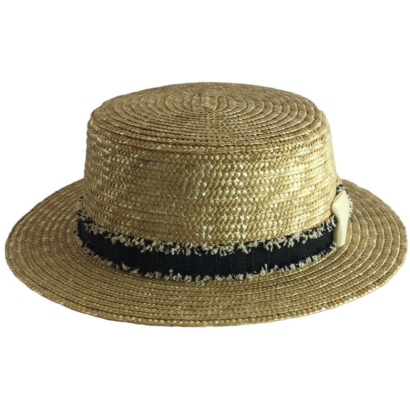 BOATER HAT ORCHID|Natural|Pink