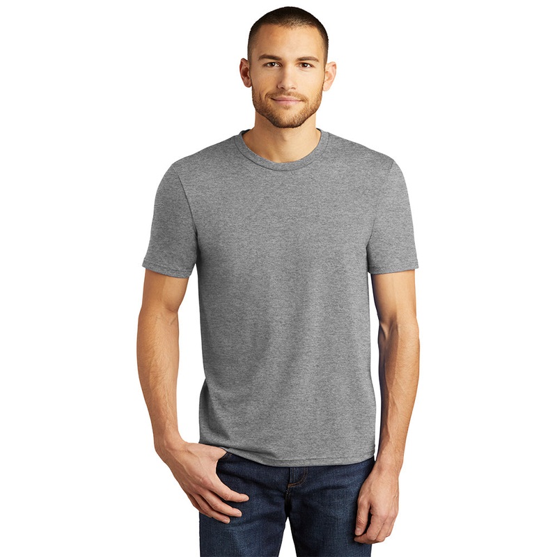 District DM130 Perfect Tri Tee – Grey Frost