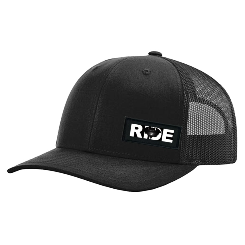 The Bat Wolf   Patch Richardson R-Flex Trucker Hat Black