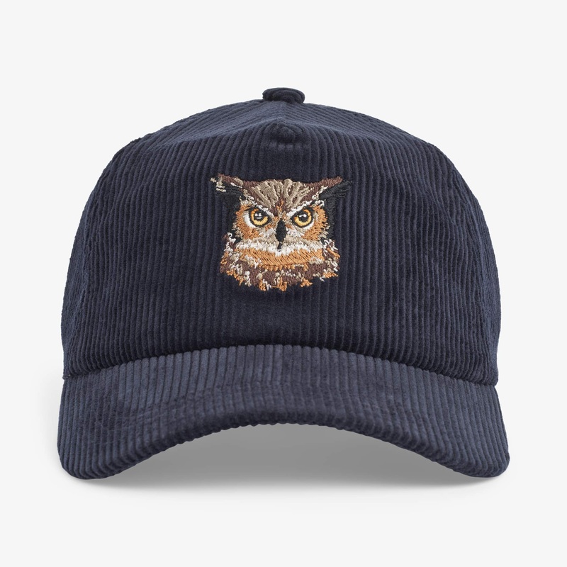 Upfront Nordic Headwear – CORD Baseball Cap – Navy