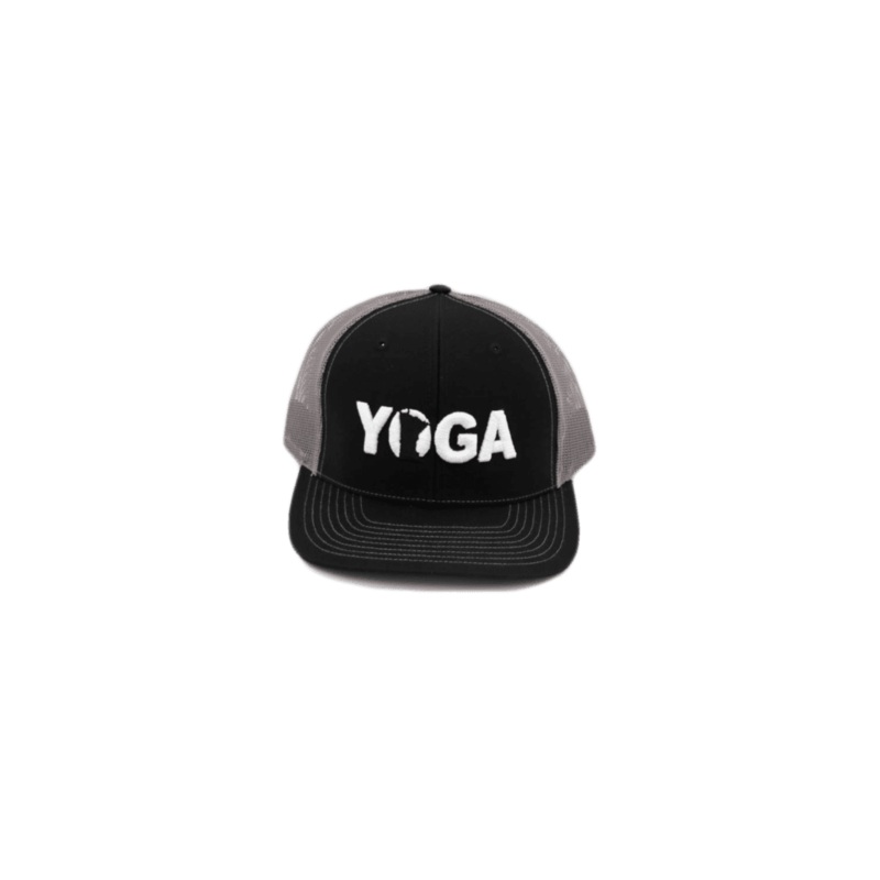 Yoga Minnesota  Pro 3D Puff Embroidered Snapback Trucker Hat Black/Gray