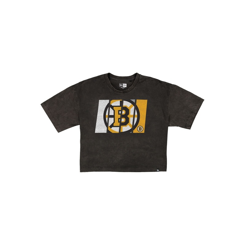 Boston Bruins Sport Night Black Cropped Women’s T-Shirt