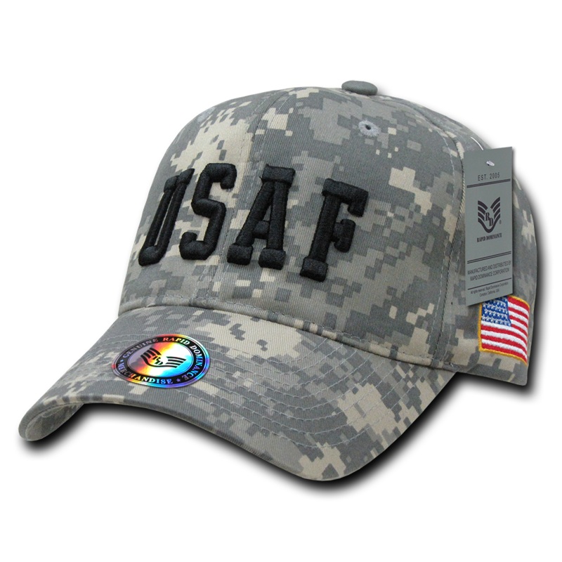 US Air Force Digital Camo Hat, Air Force Baseball Cap, USAF Hat – Rapid Dominance 944