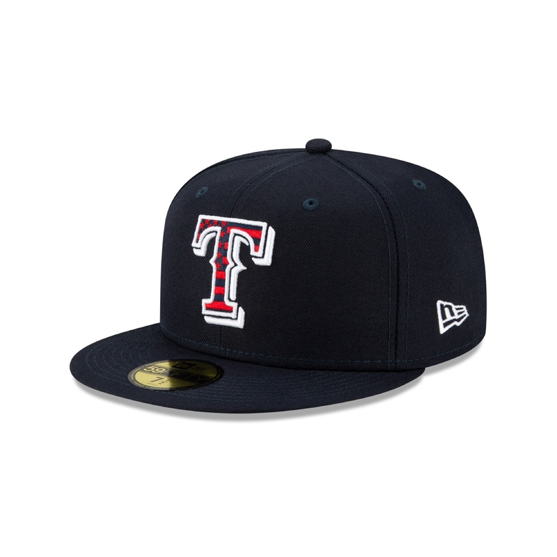 59Fifty Fitted Cap July 4 Texas Rangers – Navy