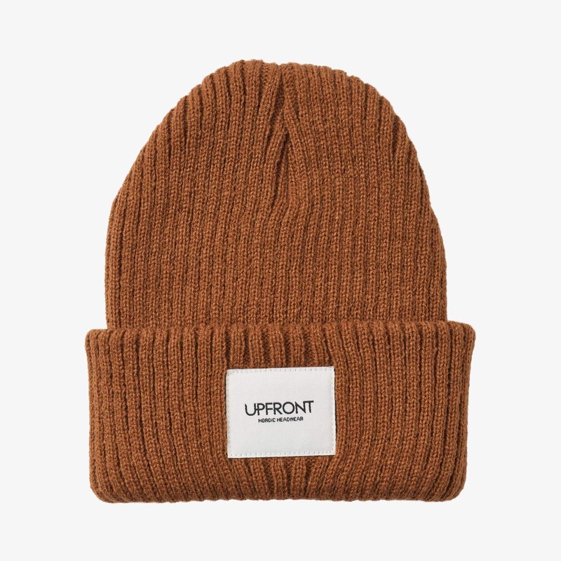 Upfront Nordic – HAZE Fisherman Beanie – Rust