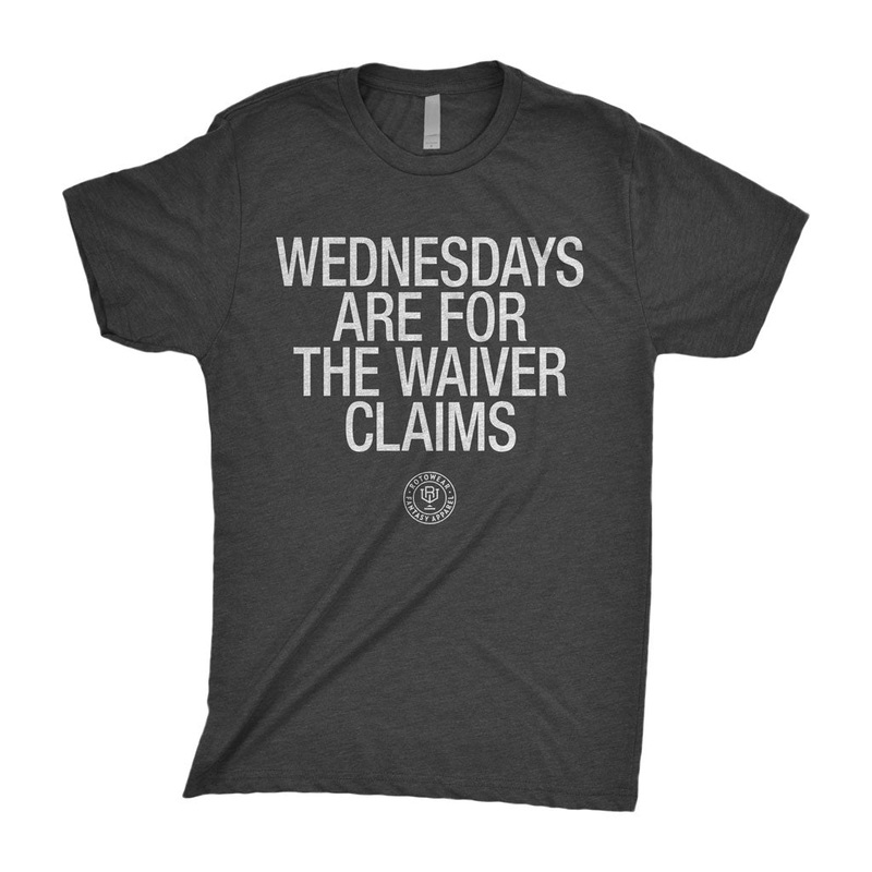 Wednesdays Are For The Waiver Claims T-Shirt